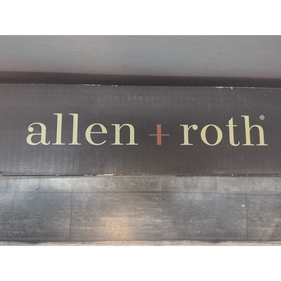 Allen + Roth Daphne 24” Black LED Flush Mount Light Ceiling Fixture [E3] - Picture 2 of 13